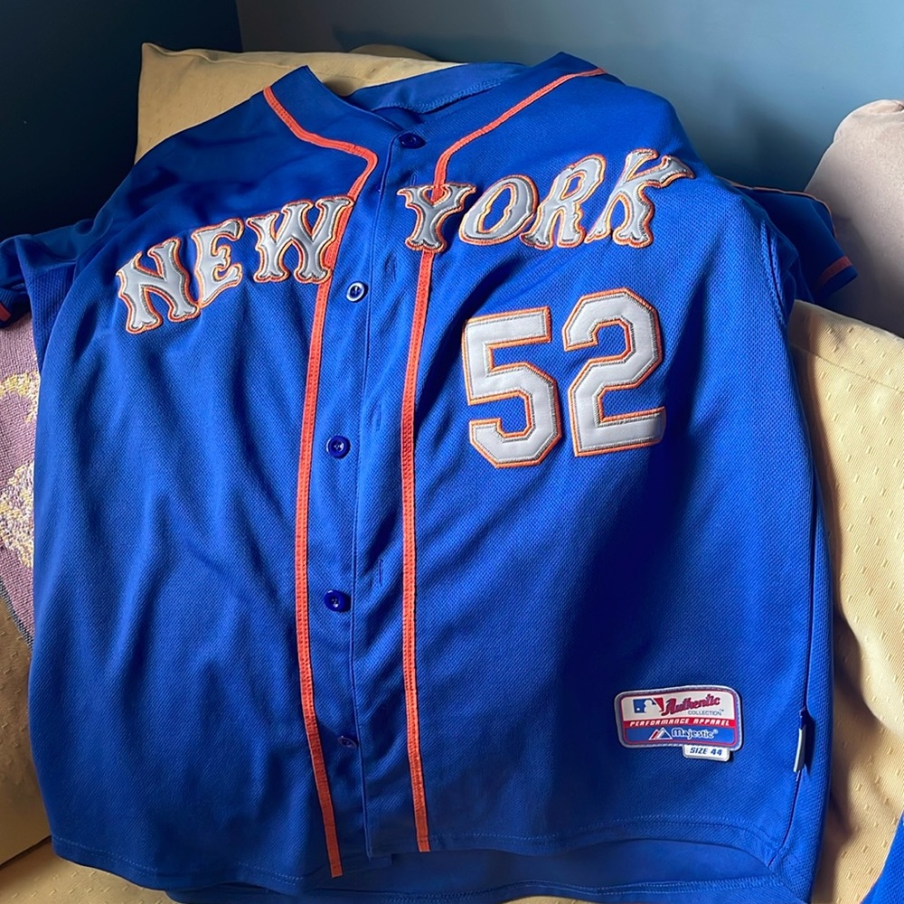 NY Mets button up jersey